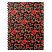 Red Poppies Notizblock (Vorderseite)