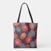 Red Poppies Pattern Tasche (Rückseite)