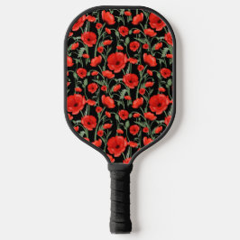 Red Poppies Pickleball Schläger