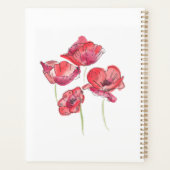 Red Poppies Planner Planer (Rückseite)