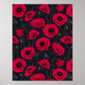 Red Poppies Poster (Vorne)