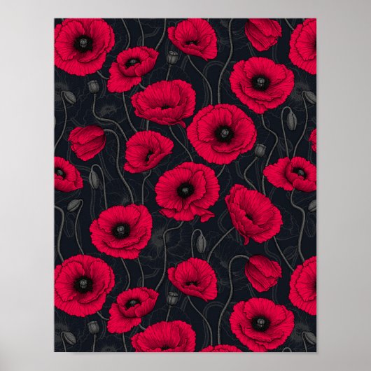 Red Poppies Poster (Vorne)