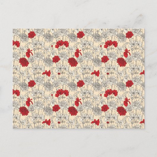 Red Poppies Postkarte (Vorderseite)