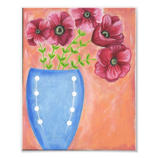 Red Poppies Print Fotodruck (Vorne)