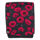 Red Poppies Rucksack (Vorderseite)
