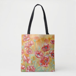 "Red Poppies" SchulterTasche Tasche