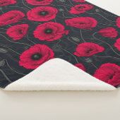 Red Poppies Sherpadecke (3/4)