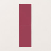 Red Poppies Social Media Hashtag Hochzeit Visitenkarten (Innenseite Aufgefaltet)