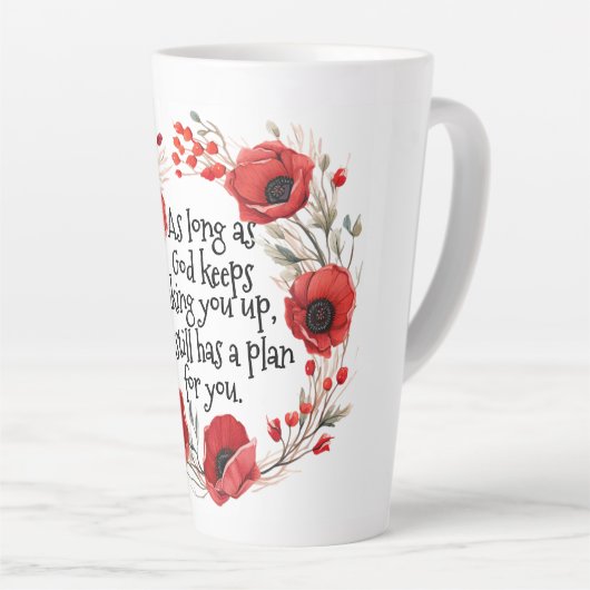 Red Poppies Tasse (Rechte Ecke)