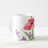 Red Poppies Tasse (Vorderseite Links)