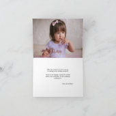 Red Poppies Thank You Card Dankeskarte (Innenseite)