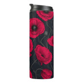 Red Poppies Thermosbecher (Nach rechts gedreht)