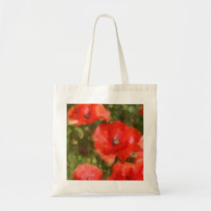 Red Poppies Tragetasche