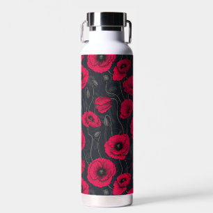Red Poppies Trinkflasche