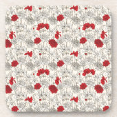 Red Poppies Untersetzer (Vorderseite)