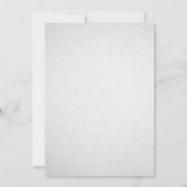 Red Poppies Watercolor Floral Wedding Einladung (Rückseite)