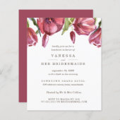 Red Poppies Wedding BRIDESMAIDS Luncheon (Vorne/Hinten)