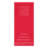 Red Poppies Wellness-Center Salon Beautician Menü (Hinten)