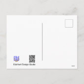 Red Poppies Wilde Blume Nah DIY Postkarte (Rückseite)