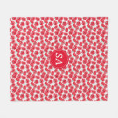 Red Poppies Zurück zur Schule Dorm Essentials Fleecedecke (Vorderseite (Horizontal))
