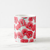 Red Poppies Zurück zur Schule Dorm Essentials Kaffeetasse (Mittel)