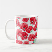 Red Poppies Zurück zur Schule Dorm Essentials Kaffeetasse (Links)