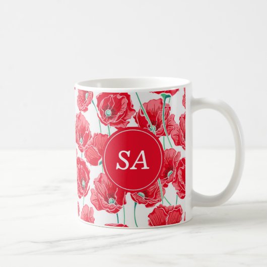 Red Poppies Zurück zur Schule Dorm Essentials Kaffeetasse (Rechts)