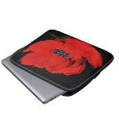 Red Poppy Art Laptopschutzhülle (Vorne Knopf)