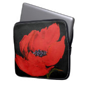 Red Poppy Art Laptopschutzhülle (Vorderseite Links)