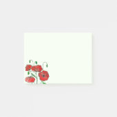 Red Poppy Art Post-it Klebezettel (Vorderseite)