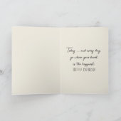 Red Poppy Birthday Karte (Innenseite)