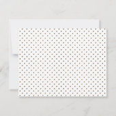 Red Poppy Blume Brautparty Hochzeitsempfehlung Einladung (Rückseite)