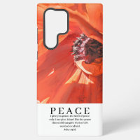 Red Poppy Blume Friedensskriptur Christlich
