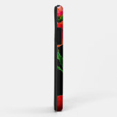 Red Poppy Blume Frühjahr Sommergarten Schwarz Case-Mate iPhone Hülle (Hinten/Rechts)