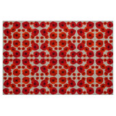 Red Poppy Blume Pattern Stoff (Fat Quarter (45,7 x 55,9 cm))