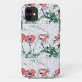 Red Poppy Blume Poppies Sketch Case-Mate iPhone Hülle (Rückseite)