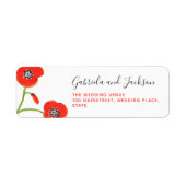 Red Poppy Blume Wedding (Vorne)