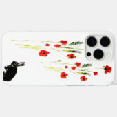 Red Poppy Bunny Rabbit Nature Case-Mate iPhone Hülle (Rückseite (Horizontal))