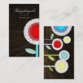 Red Poppy Business Card Visitenkarte (Vorne/Hinten)