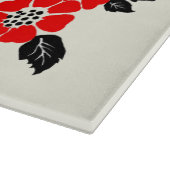 Red Poppy Cutting Board Schneidebrett (Ecke)