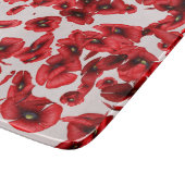 Red Poppy Cutting Board Schneidebrett (Ecke)