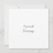 Red Poppy Dankeschön Card Dankeskarte (Rückseite)