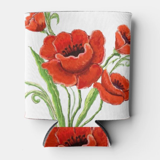 Red Poppy Design Dosenkühler (Vorderseite)