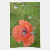 Red Poppy Dish Handtuch (Vertikal)