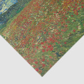 Red Poppy Field von Vincent Van Gogh Seidenpapier (Ausschnitt)