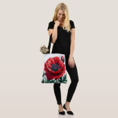 Red Poppy Floral Tasche (Am Model)