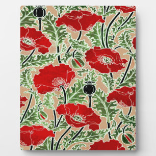 Red Poppy Fotoplatte