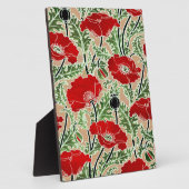 Red Poppy Fotoplatte (Seite)