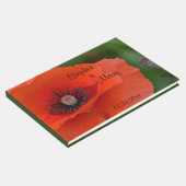 Red Poppy Gästebuch (Ecke)