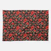 Red Poppy Geschirrtuch (Horizontal)